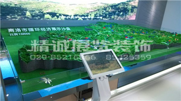 等高線實(shí)景電子沙盤