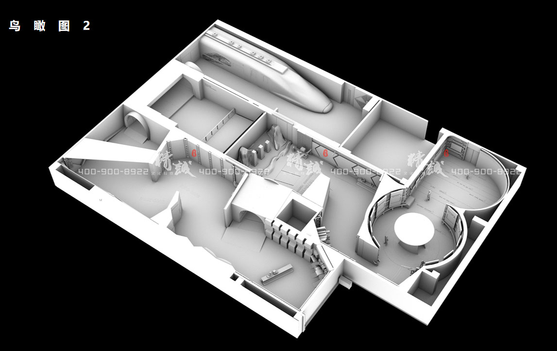 企業(yè)展廳設(shè)計|中鐵北京工程局歷史文化展廳設(shè)計效果圖