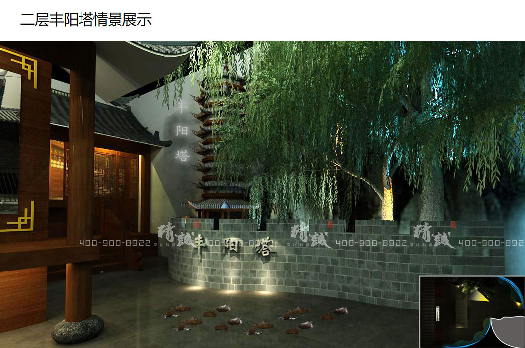 旅游行業(yè)展廳設(shè)計(jì)效果圖