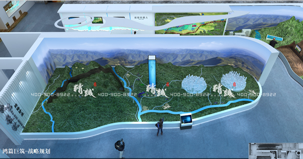 引漢濟渭展廳設(shè)計效果圖