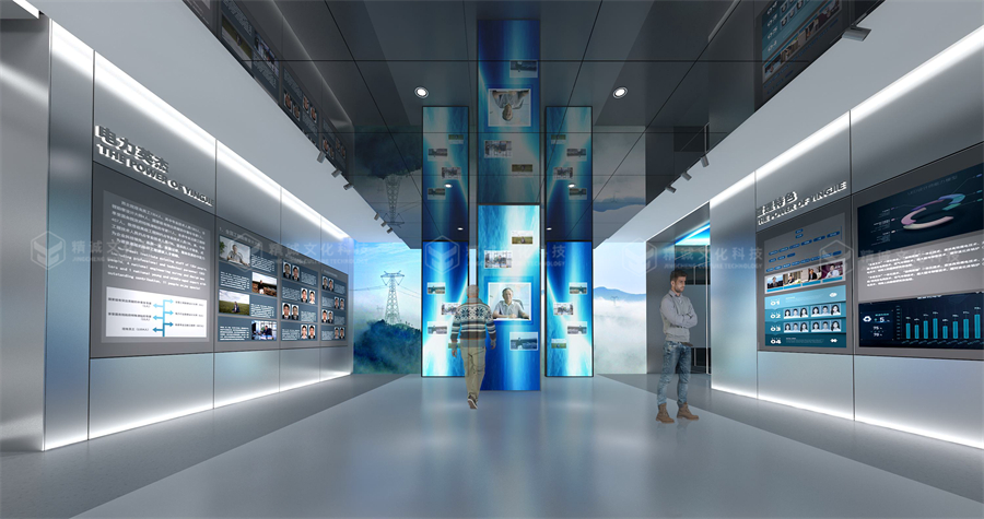 電力行業(yè)展廳設(shè)計(jì)-國西北電力設(shè)計(jì)院智慧綜合展廳