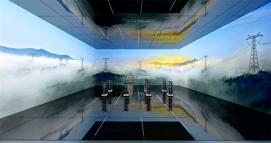 電力行業(yè)展廳設(shè)計(jì)-國西北電力設(shè)計(jì)院智慧綜合展廳