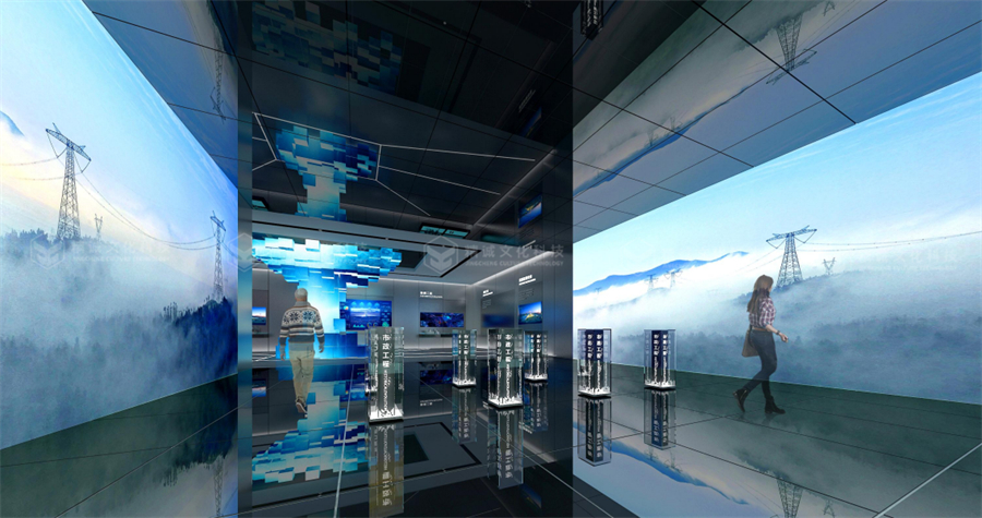 電力行業(yè)展廳設(shè)計(jì)-國西北電力設(shè)計(jì)院智慧綜合展廳