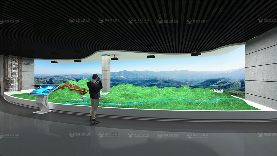 水系工程展廳設(shè)計-引漢濟渭實驗基地展廳