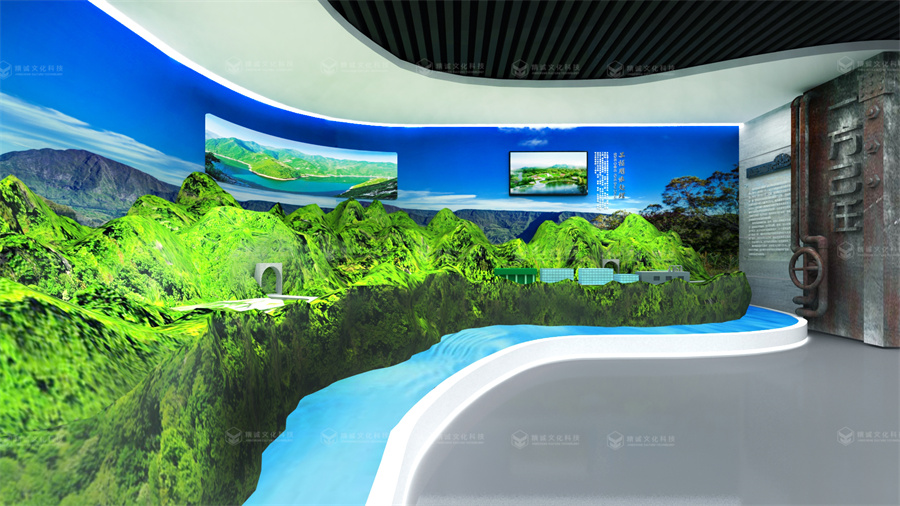 水系工程展廳設(shè)計-引漢濟渭實驗基地展廳