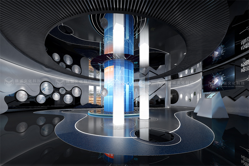 青?？茖W(xué)數(shù)據(jù)中心展廳設(shè)計(jì)-文博展廳案例