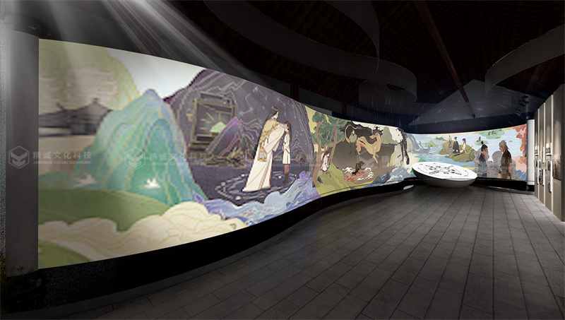 神話(huà)展廳設(shè)計(jì)-潼關(guān)古城中國(guó)神話(huà)展廳