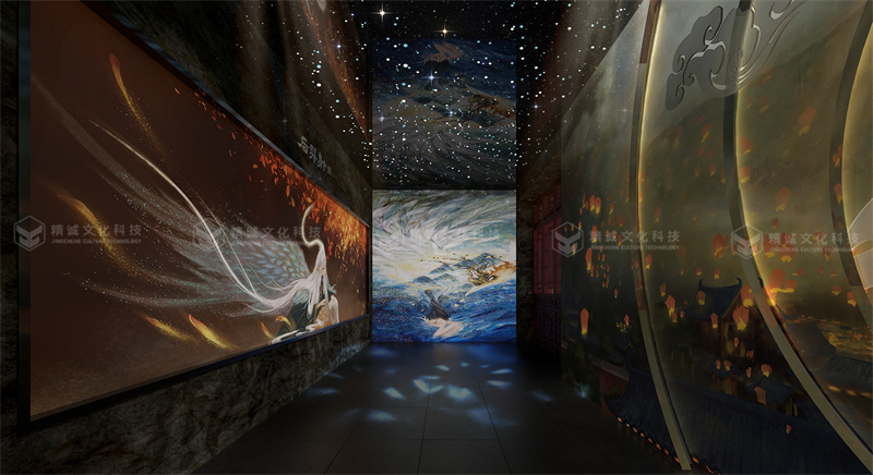 神話(huà)展廳設(shè)計(jì)-潼關(guān)古城中國(guó)神話(huà)展廳