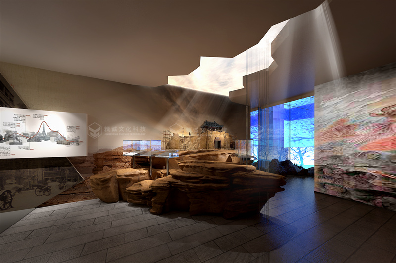 神話(huà)展廳設(shè)計(jì)-潼關(guān)古城中國(guó)神話(huà)展廳