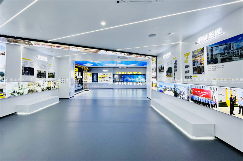 建筑企業(yè)展廳設(shè)計(jì)-山西省工程機(jī)械有限公司企業(yè)展廳 建筑企業(yè)展廳設(shè)計(jì)-山西省工程機(jī)械有限公司企業(yè)展廳